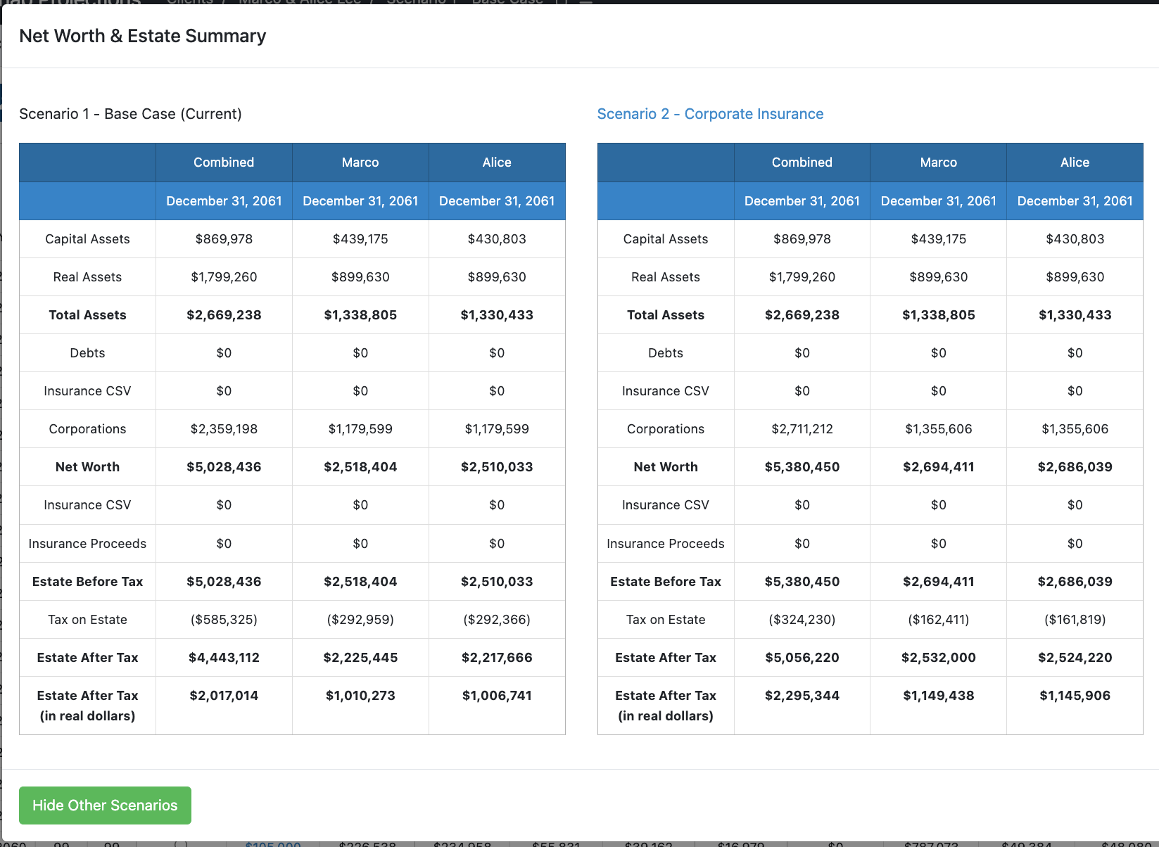 screenshot of Snap Projections